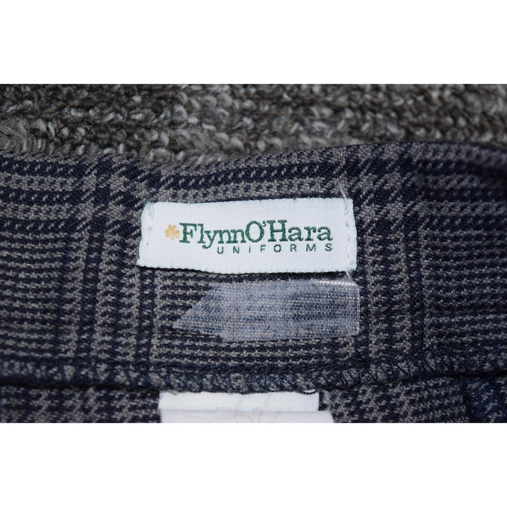 Flynn O'Hara Uniforms Skirt GIRLS 14 Gray Plaid Pleated School Uniform - Picture 12 of 16